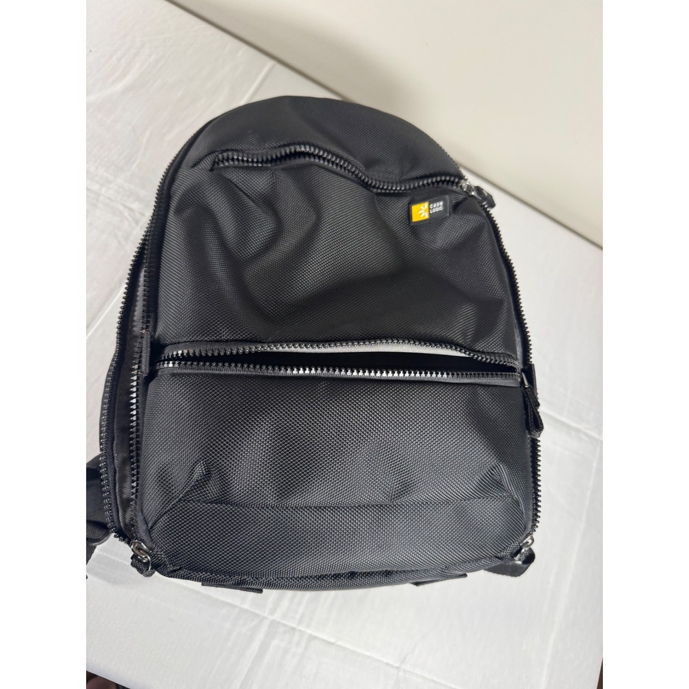 Case Logic Black Ballistic Nylon DSLR Camera Backpack with Padded Dividers